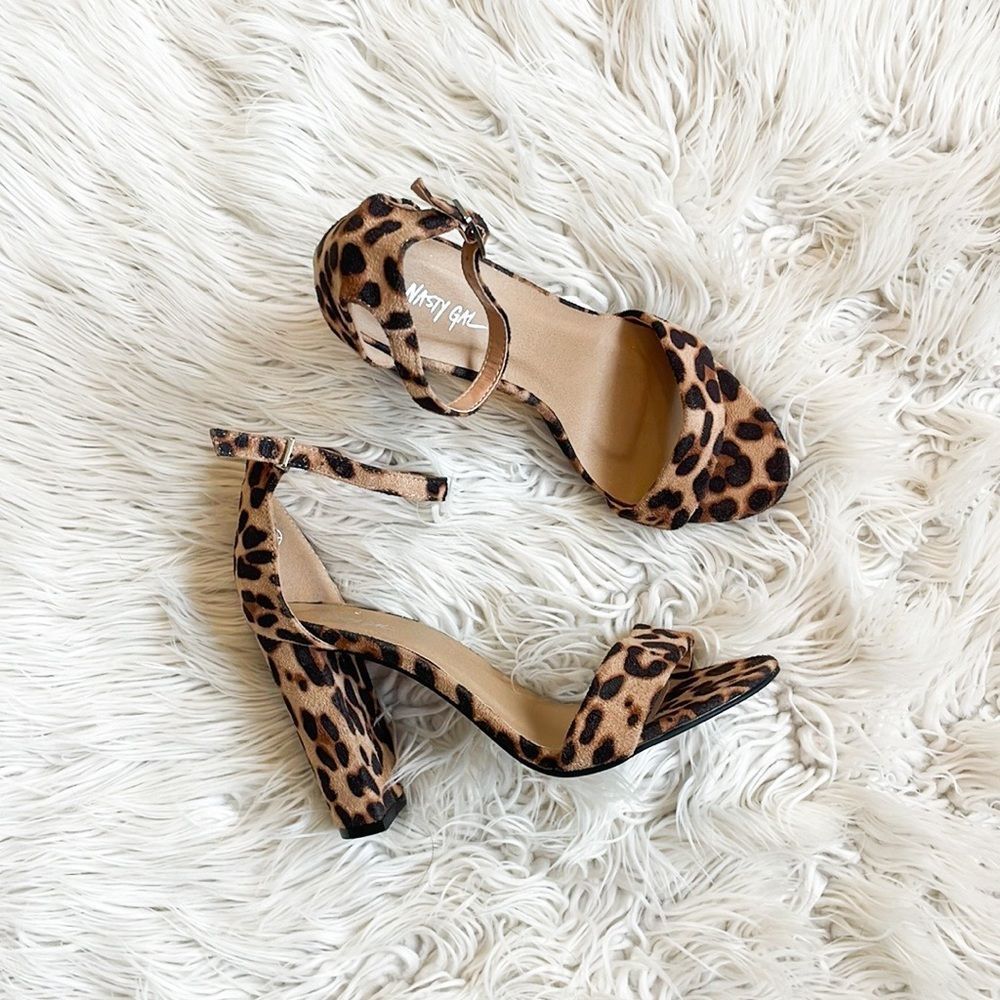 Nasty Gal Leopard Heels